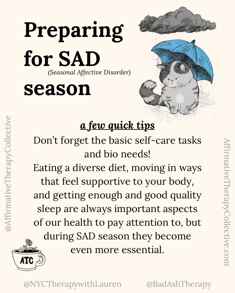 Seasonal Affective Disorder Tips