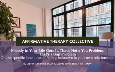 Feeling Lonely in a Relationship? This is Queer Affirming Sex Therapy